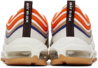 Nike White & Orange Air Max 97 SE Sneakers