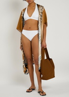 Max Mara Beachwear Sandra Ruched Bikini Briefs White