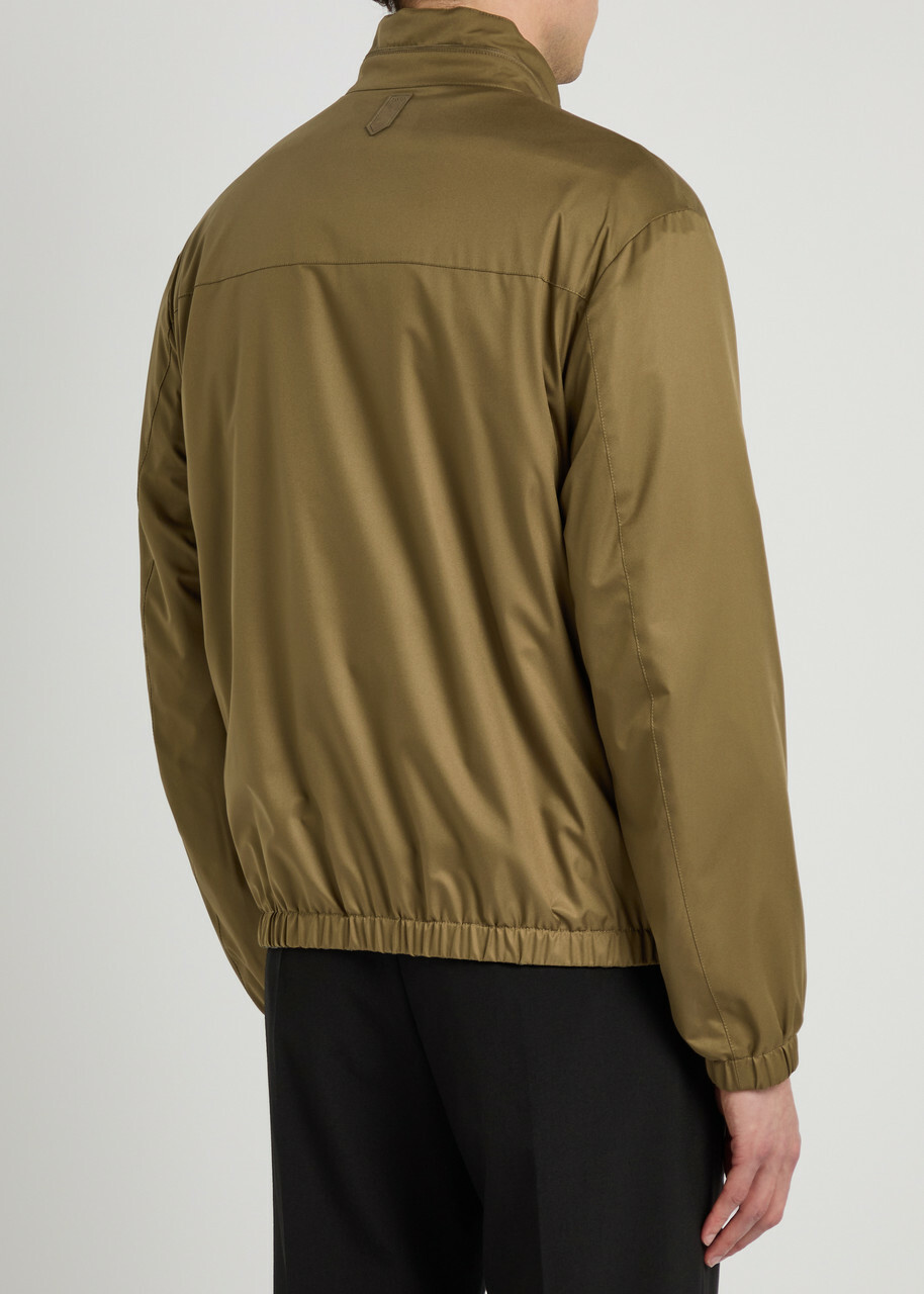 Canali Reversible Woven Jacket Gold Canali