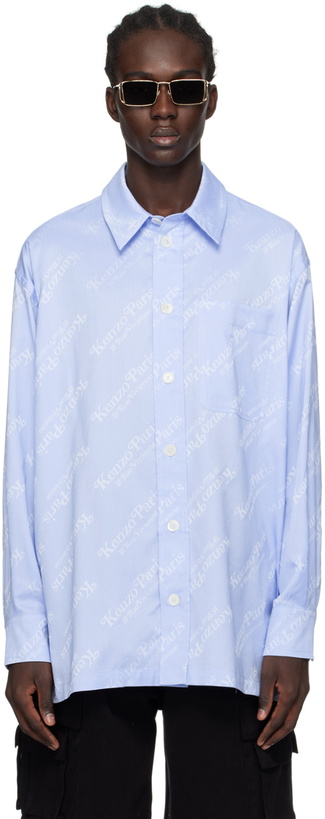 Photo: Kenzo Blue Kenzo Paris VERDY Edition Shirt