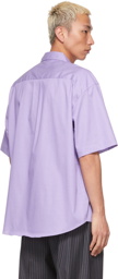 mfpen SSENSE Exclusive Purple Input Short Sleeve Shirt