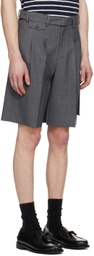 Dunst Gray Pocket Shorts