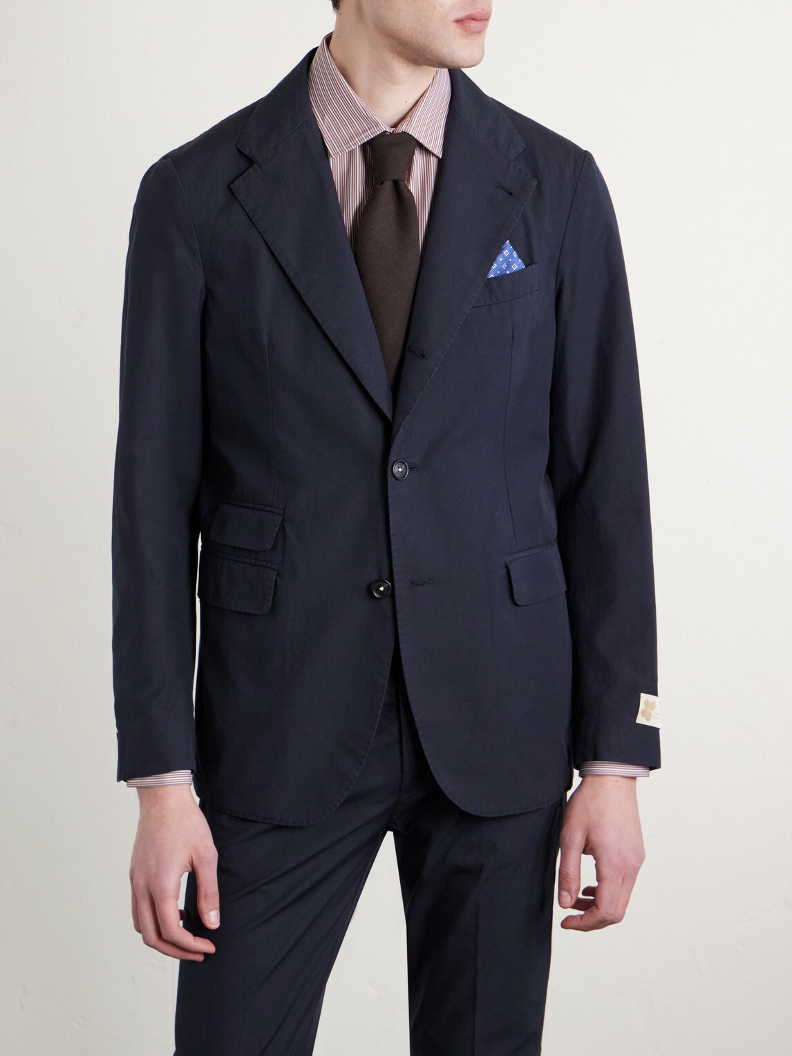 Massimo Alba - Catch2 Cotton Suit Jacket - Blue