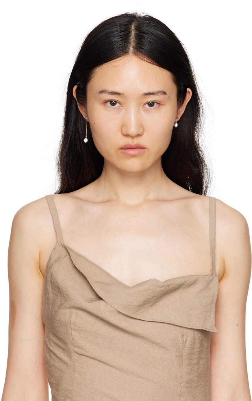 FARIS Silver Gemma Earrings
