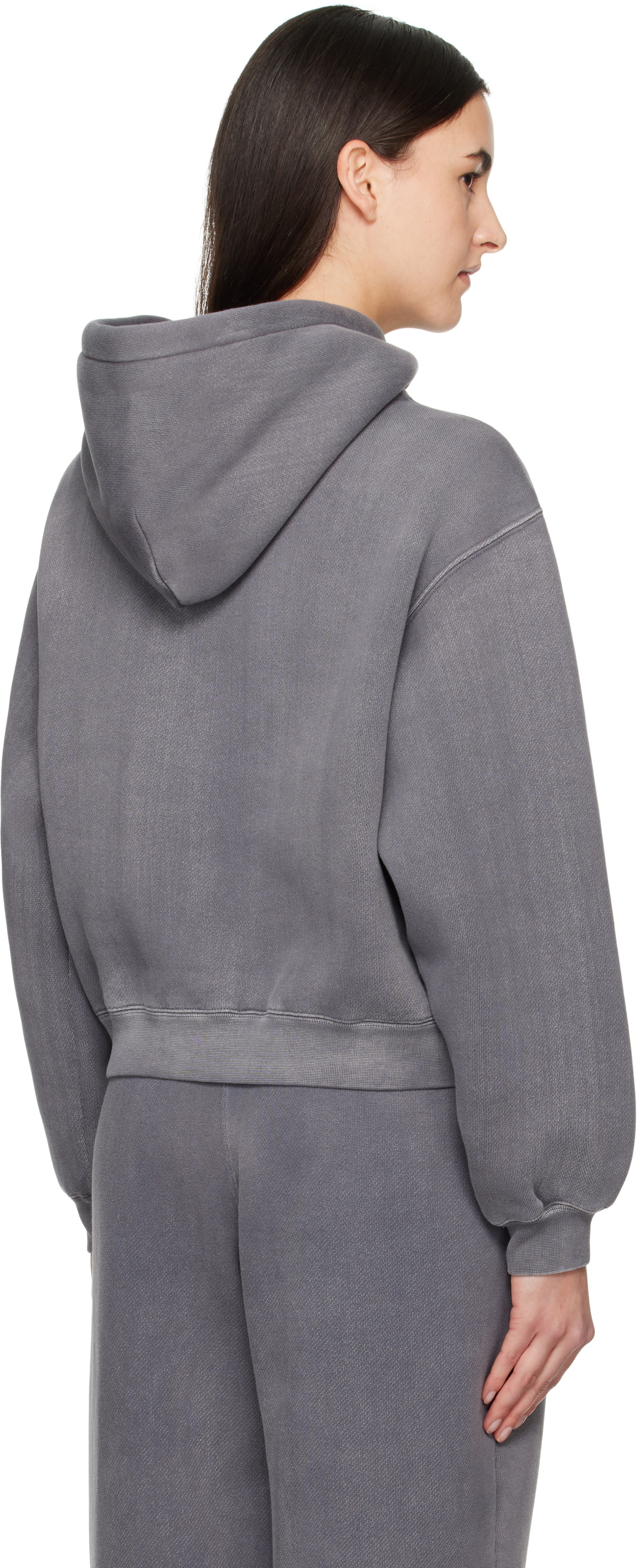 alexanderwang.t Gray Puff Logo Hoodie