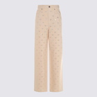 self-portrait Cream Denim Jeans