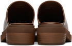 Eckhaus Latta SSENSE Exclusive Brown Zoe Clogs