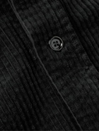 NN07 - Folmer 1725 Cotton-Corduroy Overshirt - Black