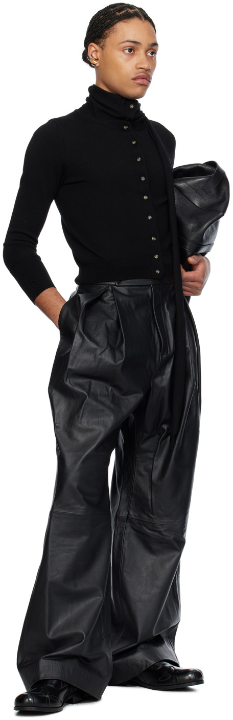 トップス Aaron esh 24ss black cardign Aaron Esh Black Button Cardigan Aaron Esh