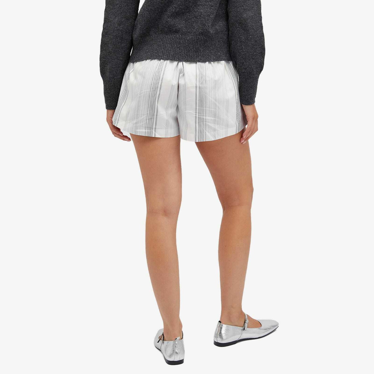 Faithfull The Brand Women's En Vau Short in Soft Blue Stripe