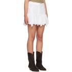 Isabel Marant Etoile White Daneen Miniskirt