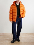 Polo Ralph Lauren - Hawthorne Logo-Embroidered Quilted Recycled-Shell Hooded Down Jacket - Orange