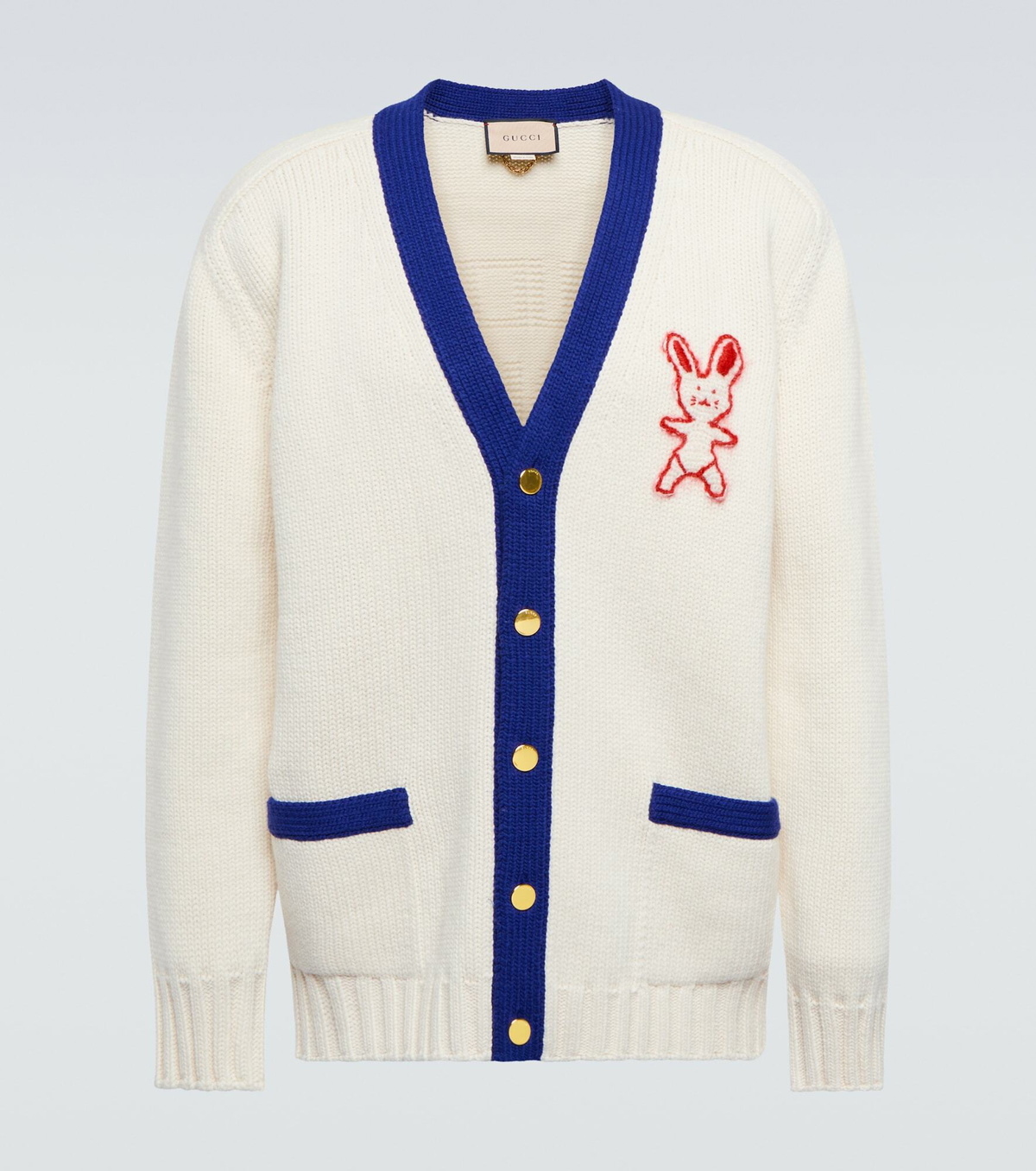 White shop gucci cardigan