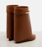 Givenchy Shark 95 leather mid-calf boots