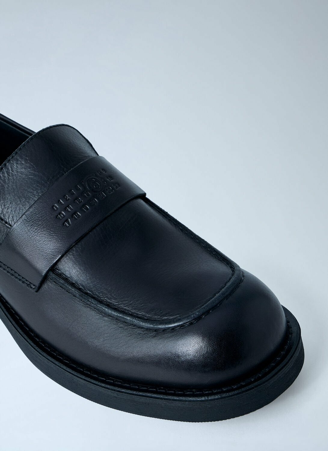 MM6 Maison Margiela Leather Penny Loafers