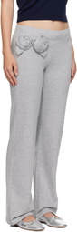 Sandy Liang Gray Hilton Sweatpants