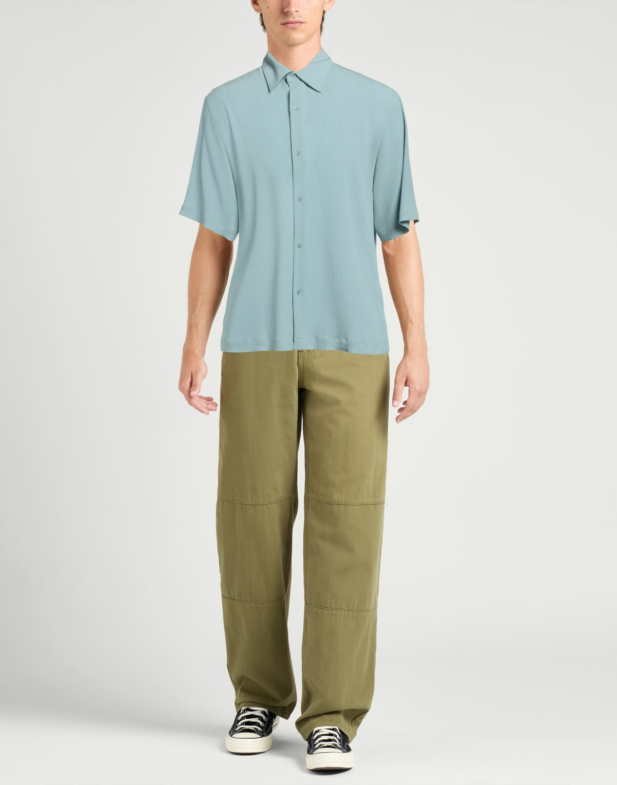 Sandro Mens Shirt Sky in Blue