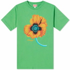 KENZO Paris Men's Kenzo Floral Print T-Shirt in Grass Green