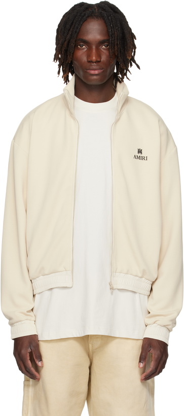 Photo: AMIRI Off-White Lounge Track Jacket