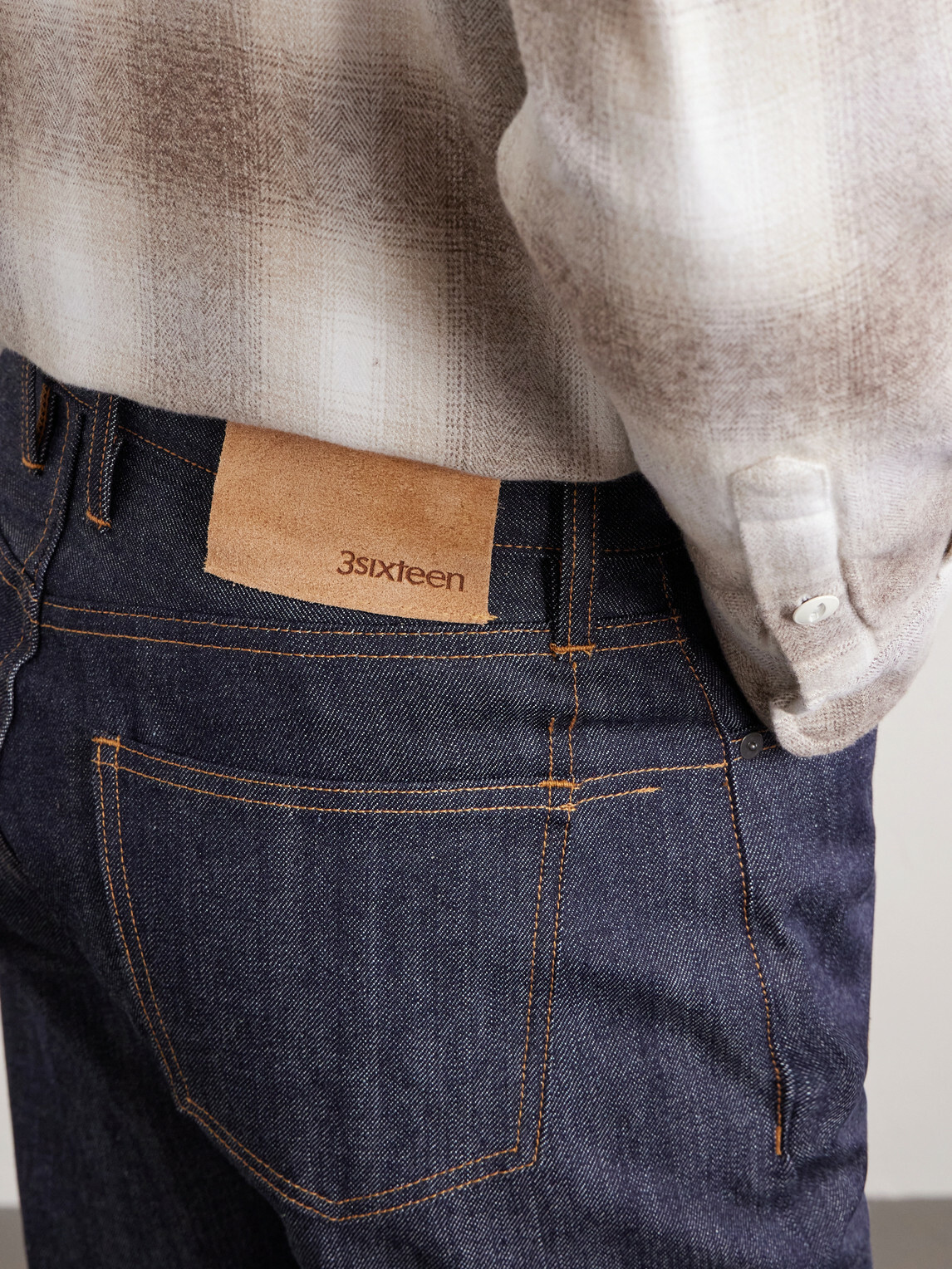 3sixteen - CS-100x Classic Straight-Leg Selvedge Jeans - Blue