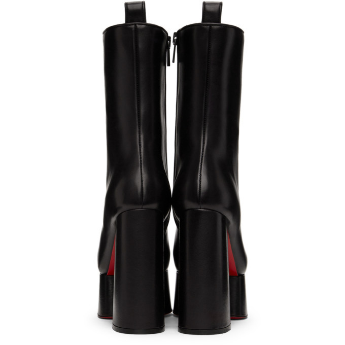 Christian Louboutin Black Izamayeah Mid-Calf Boots Christian Louboutin