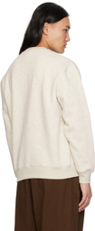 Metalwood Studio Gray Jumbled Crewneck Sweatshirt