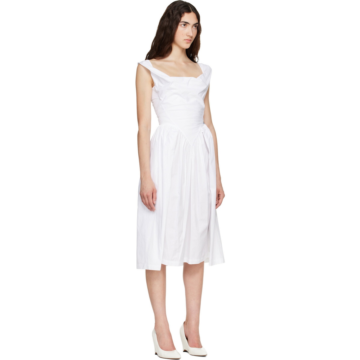Vivienne Westwood White Sunday Midi Dress