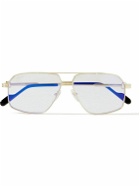 Cartier Eyewear - Aviator-Style Gold-Tone Titanium Optical Glasses