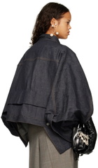 Junya Watanabe Navy Oversized Denim Jacket