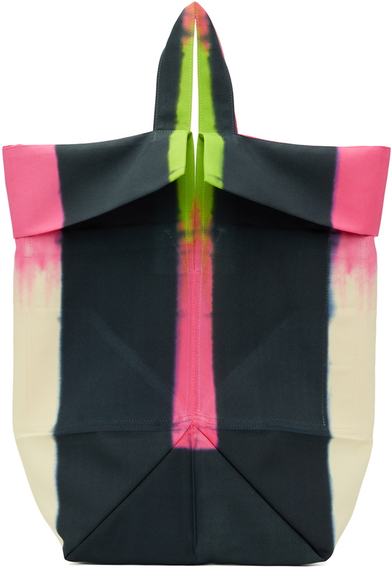 Photo: 132 5. ISSEY MIYAKE Multicolor Traces Of Time Bag