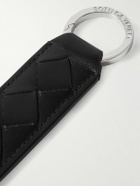 Bottega Veneta - Silver-Tone and Intrecciato Leather Key Fob