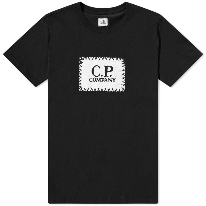 Photo: C.P. Company Stitch Block Logo Tee