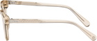 Lunetterie Générale Beige Maestro Sunglasses