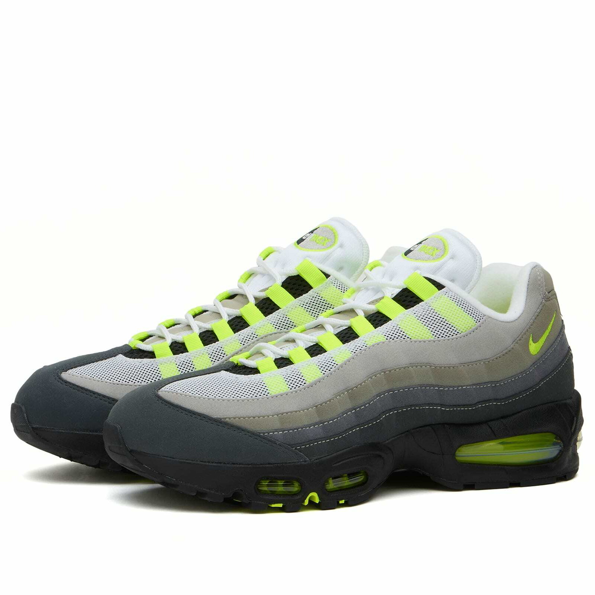 Nike Air Max 95 Og Sneaker in Black/Neon Yellow