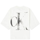 Calvin Klein Women's Oversized T-Shirt in Ivory