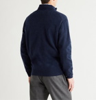 Peter Millar - Artisan Slim-Fit Cashmere-Blend Half-Zip Sweater - Blue