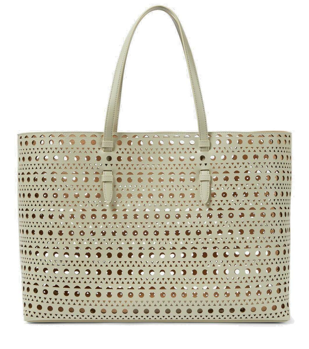 Alaïa Mina 44 Vienne Wave leather tote bag ALAÏA