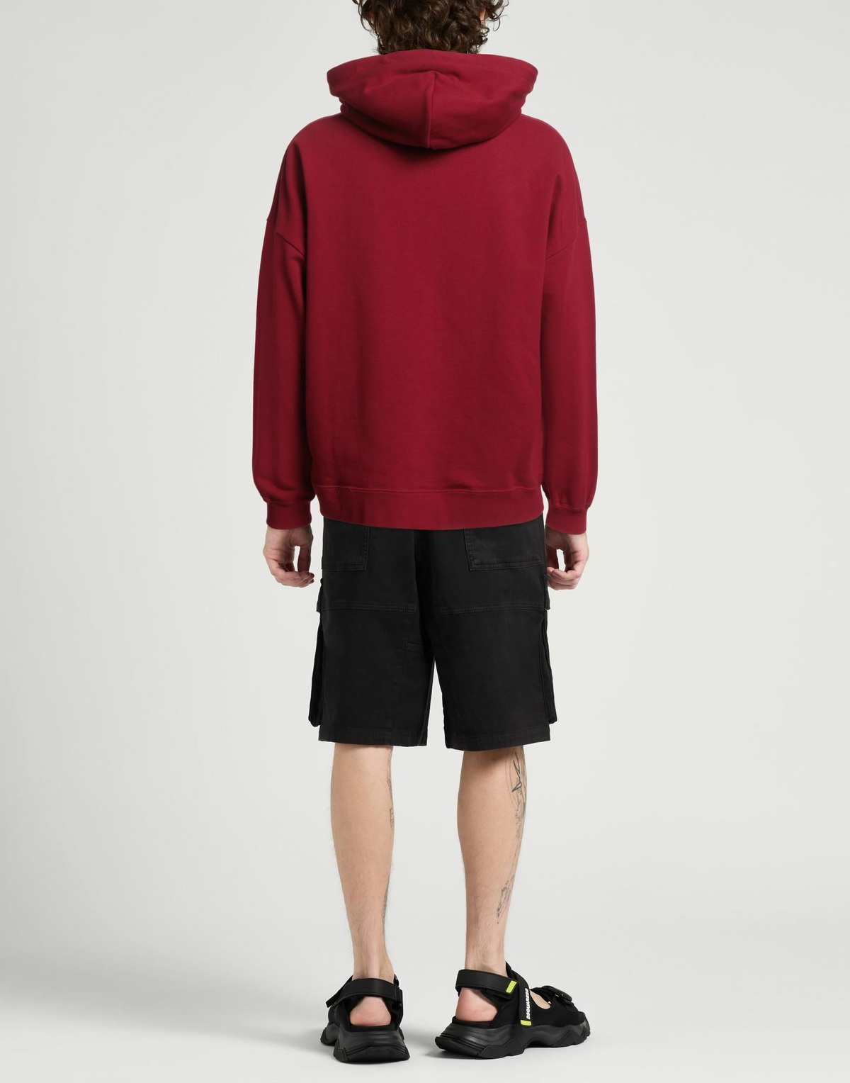 Gcds Mens Sweatshirt Burgundy