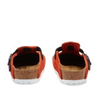 Birkenstock Boston in Tomato/Black