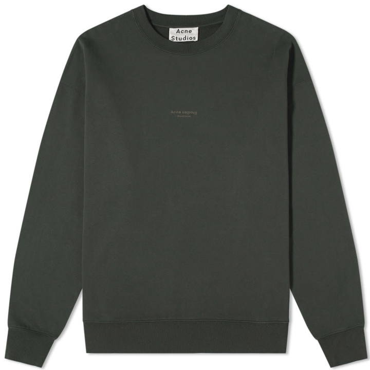 Photo: Acne Studios Femke Logo Crew Sweat