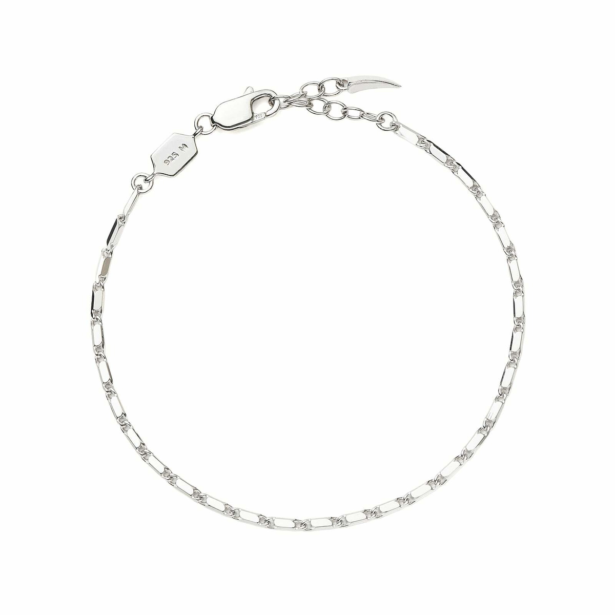 Missoma Women's x Lucy Williams Horizon Link Chain Bracelet in Silver