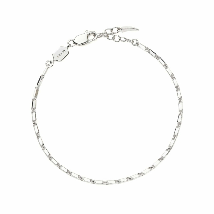 Photo: Missoma Women's x Lucy Williams Horizon Link Chain Bracelet in Silver