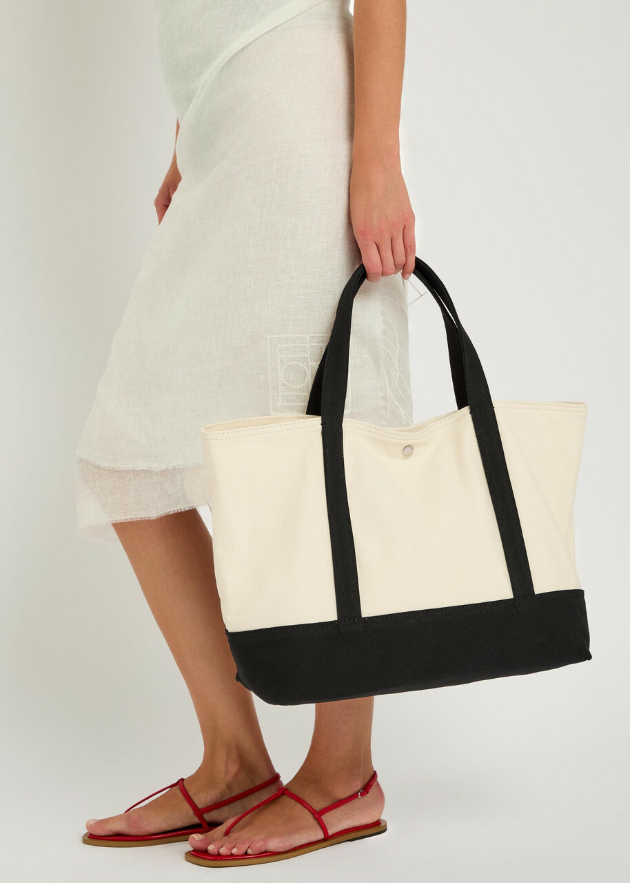 Toteme Beach Canvas Tote bag - Beige - One Size