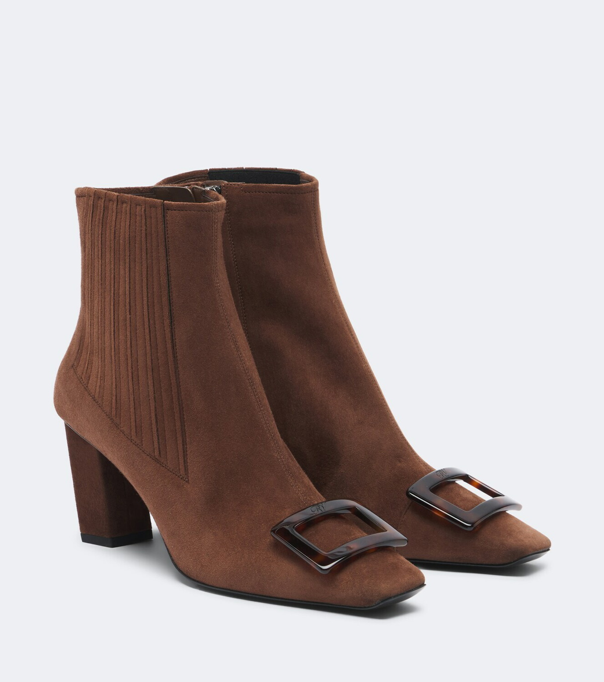 Roger Vivier Belle Vivier suede ankle boots