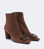 Roger Vivier Belle Vivier suede ankle boots