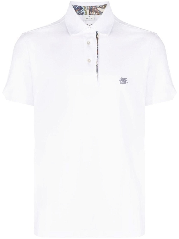 Photo: ETRO - Logo Cotton Polo Shirt