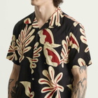 Universal Works Men's Baja Print Road Shirt in Black