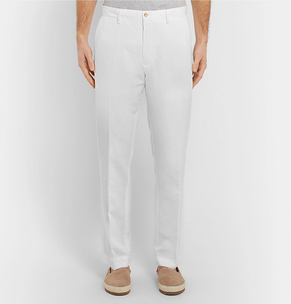 Men's ralph lauren hot sale linen pants