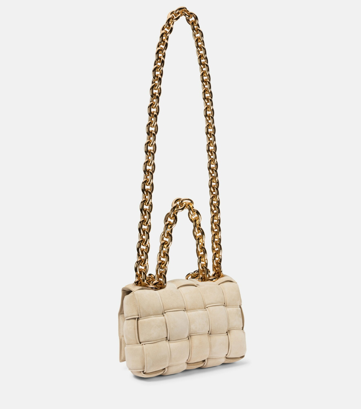 Bottega Veneta - Chain Cassette suede shoulder bag