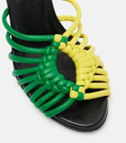 JW Anderson Plot woven leather mules